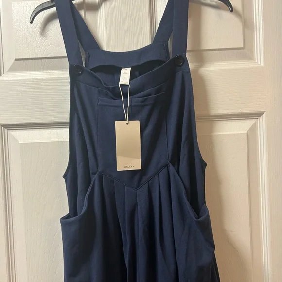 HALARA Navy Blue Overalls XL NWT - Picture 10 of 12